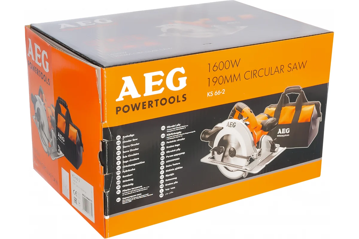 Пила дисковая AEG KS 66-2