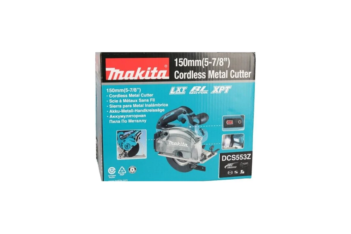 Пила дисковая аккумуляторная Makita DCS553Z (без акк, без з/у)