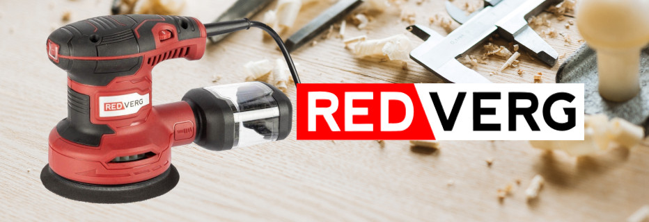 Новинка! Эксцентриковая шлифмашина REDVERG RD-OS35-125