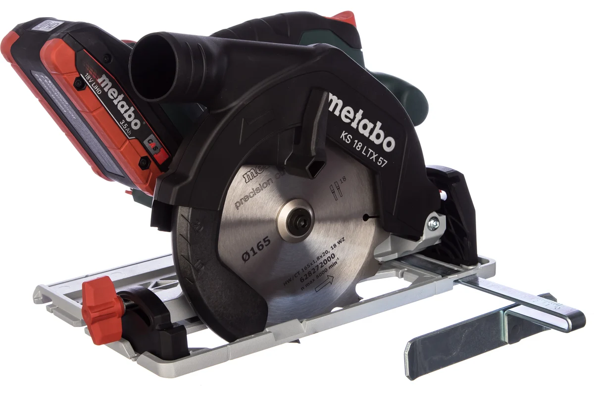 Пила дисковая аккумуляторная Metabo KS 18 LTX 57