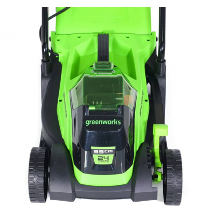 Аккумуляторная газонокосилка Greenworks GD24LM33K4