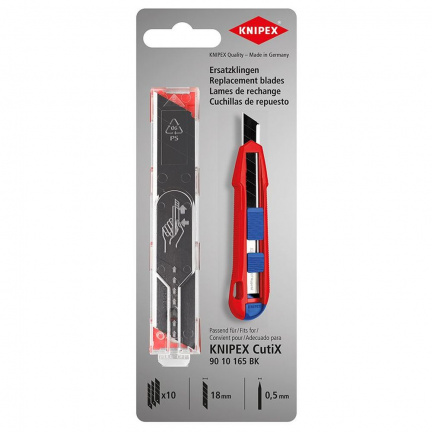Запчасть: Лезвия для ножа CutiX KN-9010165BK, 10 шт