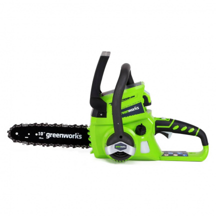 Аккумуляторная цепная пила Greenworks G24CS25K2 24V