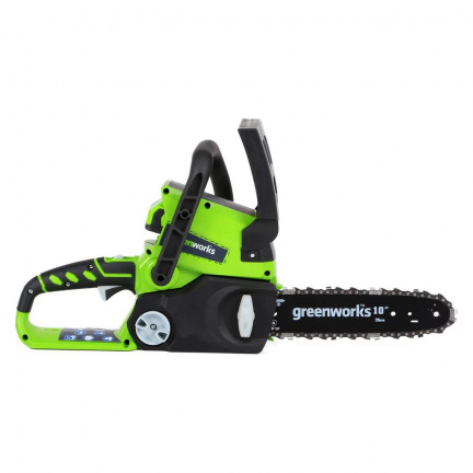 Аккумуляторная цепная пила Greenworks G24CS25K2 24V
