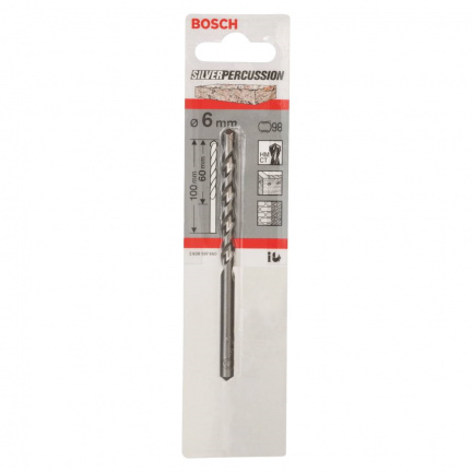 Сверло по бетону Bosch Silver Percussion 6х100мм (660)