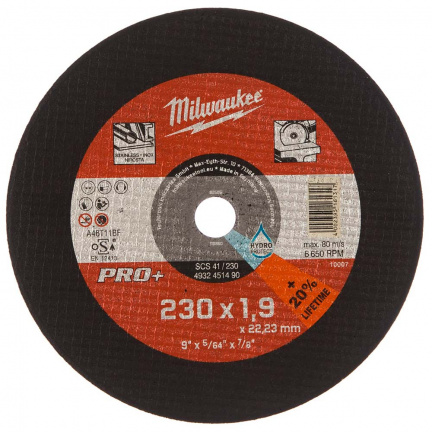 Круг отрезной по металлу Milwaukee 230x1.9x22.2мм (490)