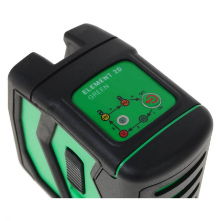 Лазерный уровень INSTRUMAX ELEMENT 2D Green