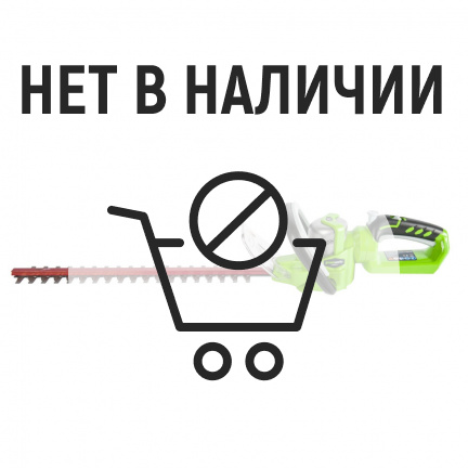 Аккумуляторный кусторез Greenworks Deluxe G24HT57 24В (без акк, без з/у)