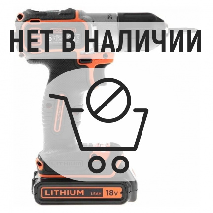 Аккумуляторная дрель-шуруповерт Black&Decker ASD18K