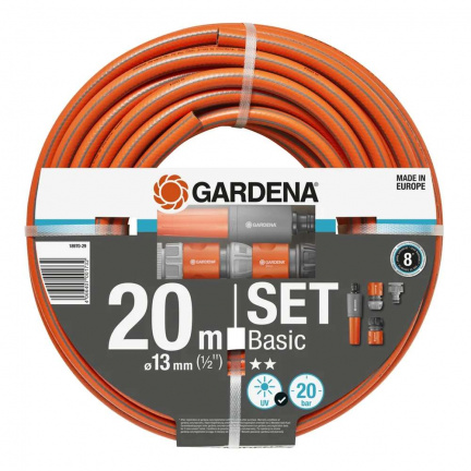 Шланг Gardena Basic 1/2" 20м (18970-29.000.00)