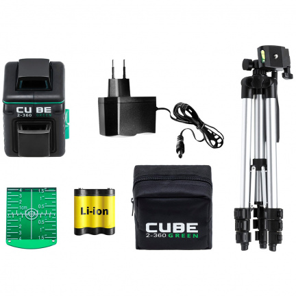 Лазерный уровень ADA Cube 2-360 Green Professional Edition