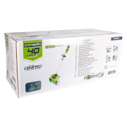 Аккумуляторный снегоуборщик Greenworks GD40SSK2