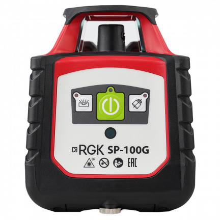 Комплект ротационного нивелира с элевационным штативом RGK SP-100G COMBO