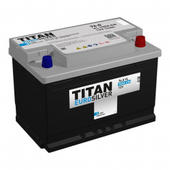 Аккумулятор TITAN EUROSILVER 6CT-76.0 VL