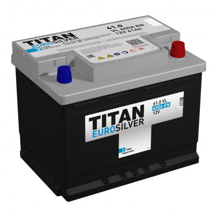 Аккумулятор TITAN EUROSILVER 6CT-61.0 VL