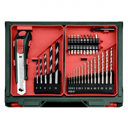 Аккумуляторная дрель-шуруповерт Metabo PowerMaxx BS Basic Set (600080710)