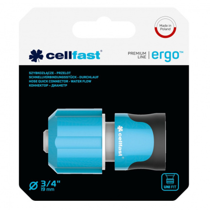 Коннектор для шланга Cellfast ERGO 3/4"