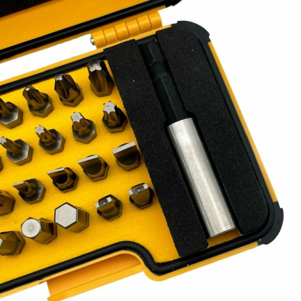 Felo Набор бит SL/PZ/PH/HEX/Tx с рукояткой ERGONIC и битодержателем в кейсе, 30 шт 02073006