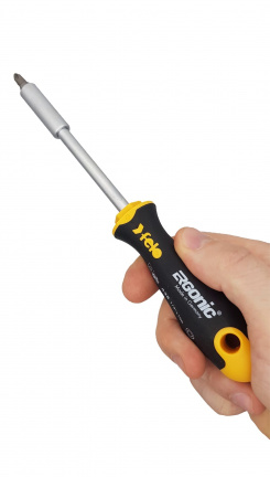 Felo Набор бит SL/Hex/PH/PZ/Torx/SQ/Spanner с трещоткой и отверткой под биты в кейсе, 36 шт 05783606