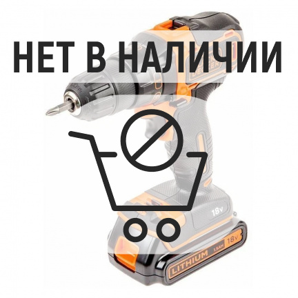 Аккумуляторная дрель-шуруповерт Black&Decker BDCDD186K1B