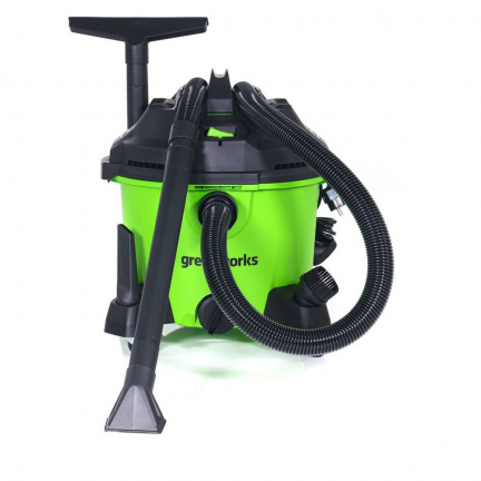 Пылесос строительный Greenworks G120WDV