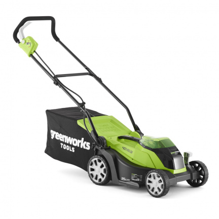 Аккумуляторная газонокосилка Greenworks G40LM35K2