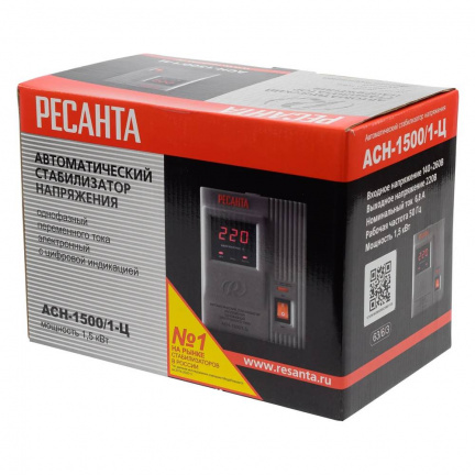 Стабилизатор напряжения Ресанта АСН-1500/1-Ц