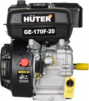 Двигатель бензиновый GE-170F-20 HUTER
