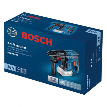 Перфоратор аккумуляторный Bosch GBH 180-LI (без акк, без з/у)
