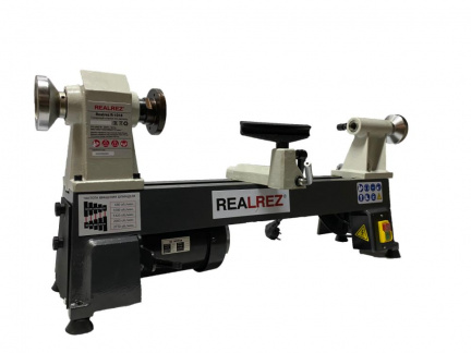 Токарный станок по дереву REALREZ R-1018 370 W