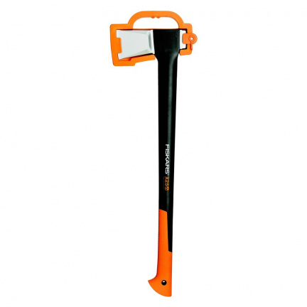 Набор Fiskars топор Х25 + нож строительный CarbonMax