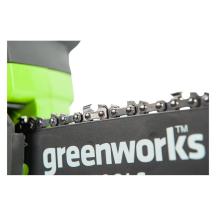 Аккумуляторная цепная пила Greenworks G24CS25K2 24V
