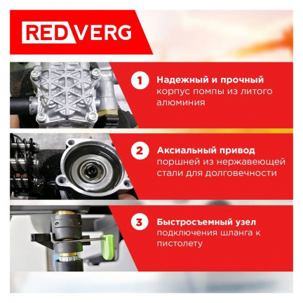 Мойка высокого давления REDVERG RD-HPW1800