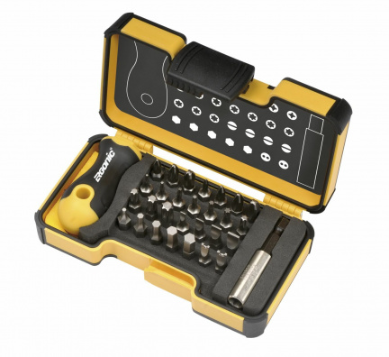 Felo Набор бит с рукояткой ERGONIC и битодержателем в кейсе, 30 шт 02073016