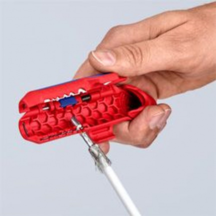 ErgoStrip Cтриппер универсальный для круглых проводов, 0.2-4 мм², d8-13 мм, длина 135 мм, для левшей