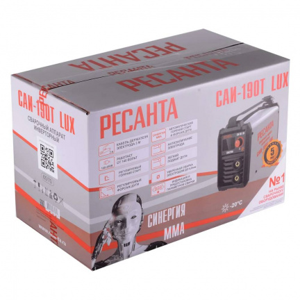 Аппарат сварочный инверторный Ресанта САИ 190Т LUX