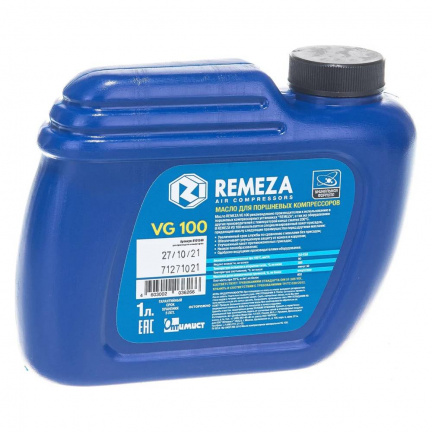 Масло REMEZA для компрессоров VG 100 (1л)
