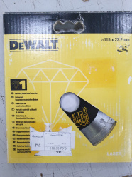 Круг алмазный DeWalt ф115 бетон DT3740