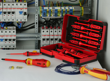 Набор диэлектрических стержней SL/PH/PZ и рукоятка Felo eSmart с универсальным ключом, 14 шт, 06391316