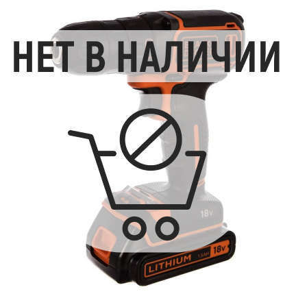 Аккумуляторная дрель-шуруповерт Black&Decker BDCDC18KB