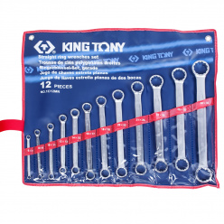 Набор накидных ключей, 6-32 мм 12 предметов.KING TONY 1C12MR