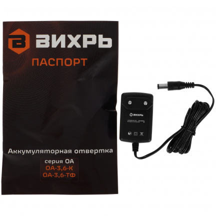 Аккумуляторная отвертка Вихрь ОА-3,6-ТФ
