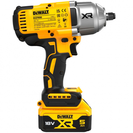 Аккумуляторный гайковерт DeWalt DCF900P2T ударный