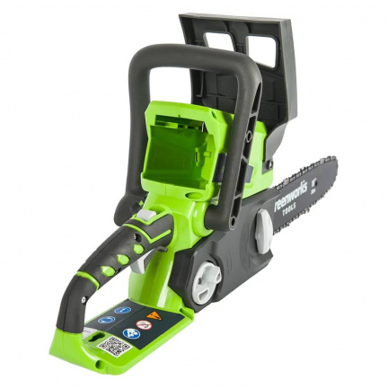 Аккумуляторная цепная пила Greenworks G24CS25K2 24V