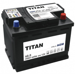 Аккумулятор TITAN AGM 6СТ-60.0 VRLA