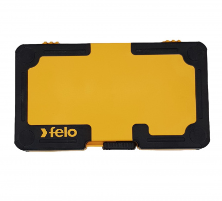 Felo Набор бит SL/HEX/PH/Tx и метрических головок с поворотной трещоткой Ergonic K в кейсе, 20 шт