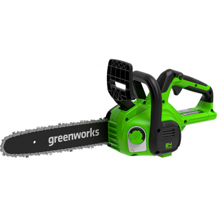 Аккумуляторная цепная пила Greenworks G24CS25K2 24V